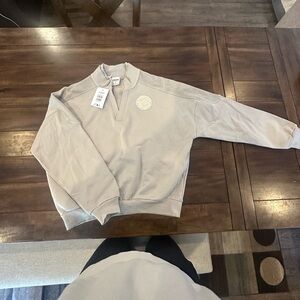 Gymshark Warm Stone Brown Oversized Sweatshirt